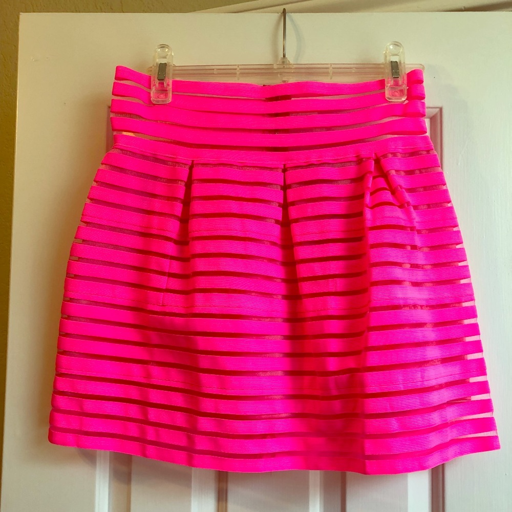 Hot Pink Mini Skirt